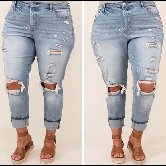 Chic Soul Denim - Chic Soul “Lost You” Jeans Light Wash, 20